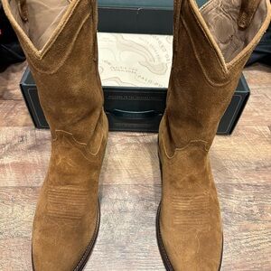 Tecovas cowboy boots, Honey Suede 11 D,  worn once.
